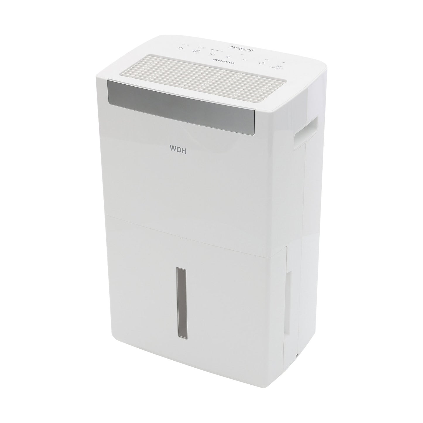 Dehumidifier WDH-870FW with Wi-Fi control, for room sizes of 120 m², HxWxD 610 x 384 x 280 mm.