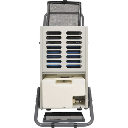Dehumidifier WDH-50B, for room sizes 100 m², HxWxD 890 x 450 x 740 mm.