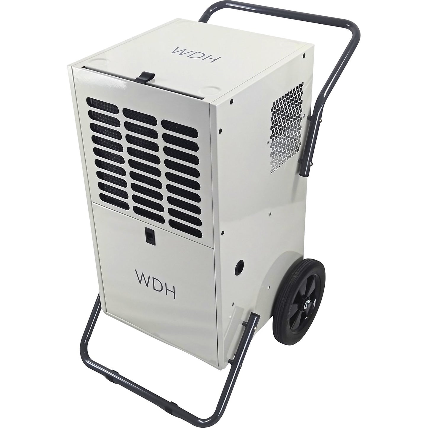 Dehumidifier WDH-80B, for room sizes 180 m², HxWxD 913 x 526 x 660 mm.