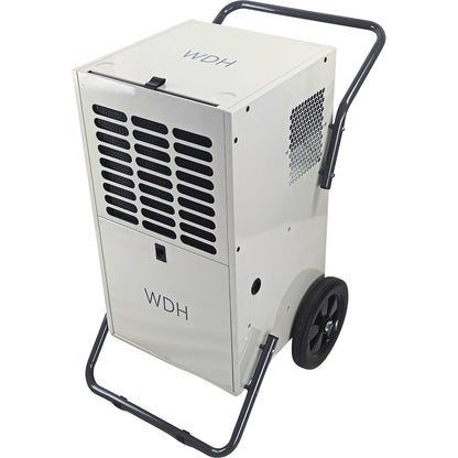Dehumidifier WDH-80B, for room sizes 180 m², HxWxD 913 x 526 x 660 mm.