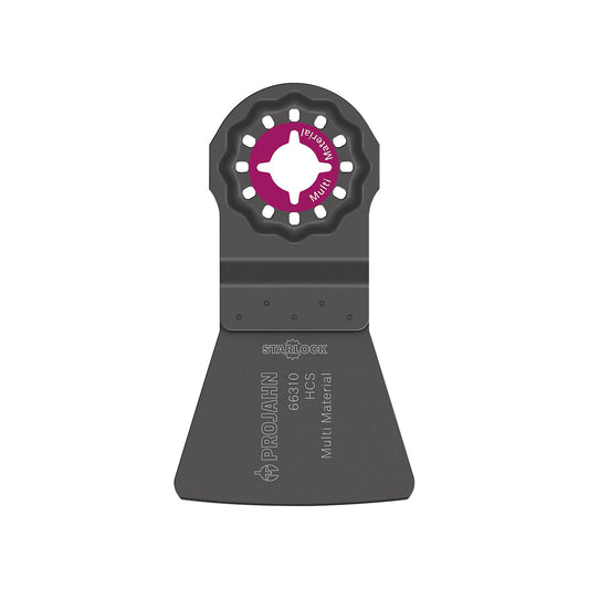 Scraper for multi-materials HCS Starlock, 52 x 38 mm, charcoal.