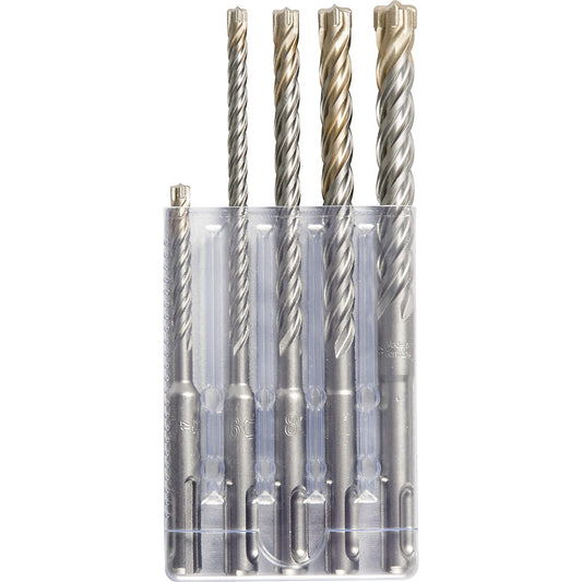 ROCKET 5 SDS-plus hammer drill set, in plastic box, 5 parts.