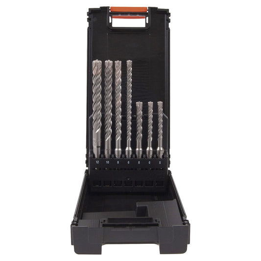 ROCKET 5 SDS-plus hammer drill set, in plastic cassette, 7 parts.
