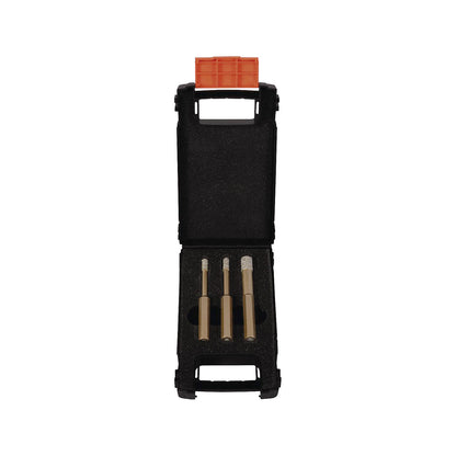 Diamond dry drill set, with wax, 3 parts.