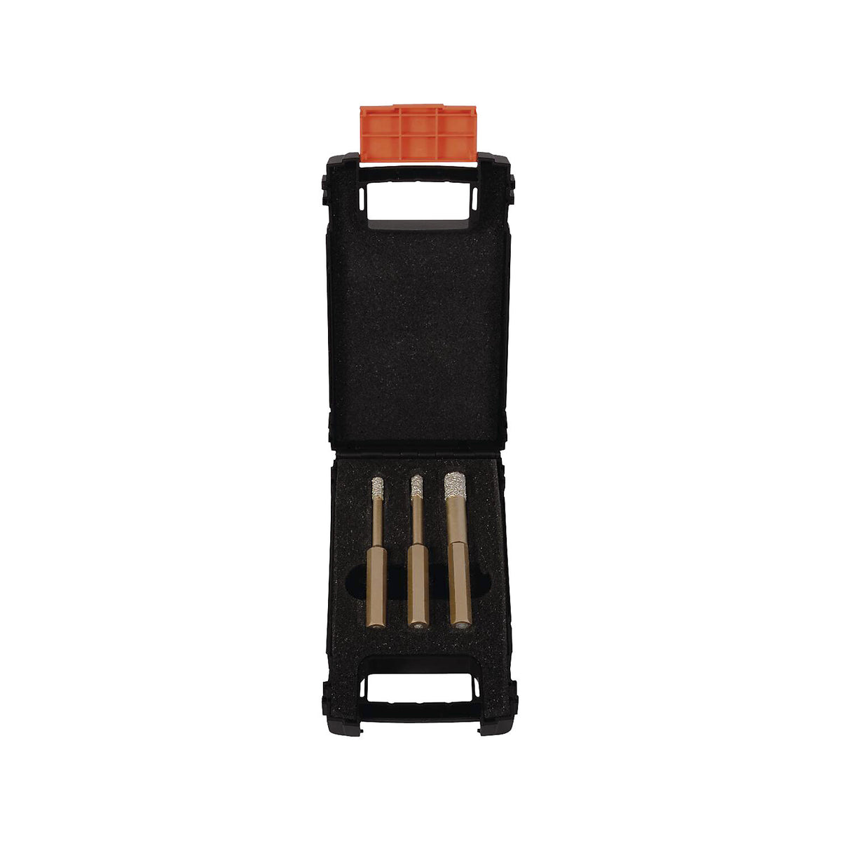 Diamond dry drill set, with wax, 3 parts.