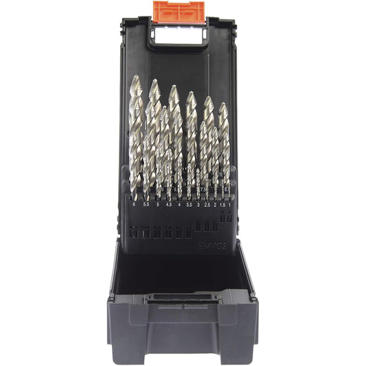 PROSTEP twist drill Set HSS-G, in cassette, 25 parts, Ø 1 - 13 mm.