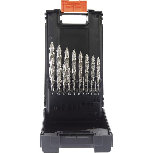 PROSTEP twist drill Set HSS-G, in cassette, 19 parts, Ø 1 - 10 mm.