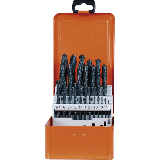 ECO HSS-R twist drill set, in a metal cassette, 25 parts.