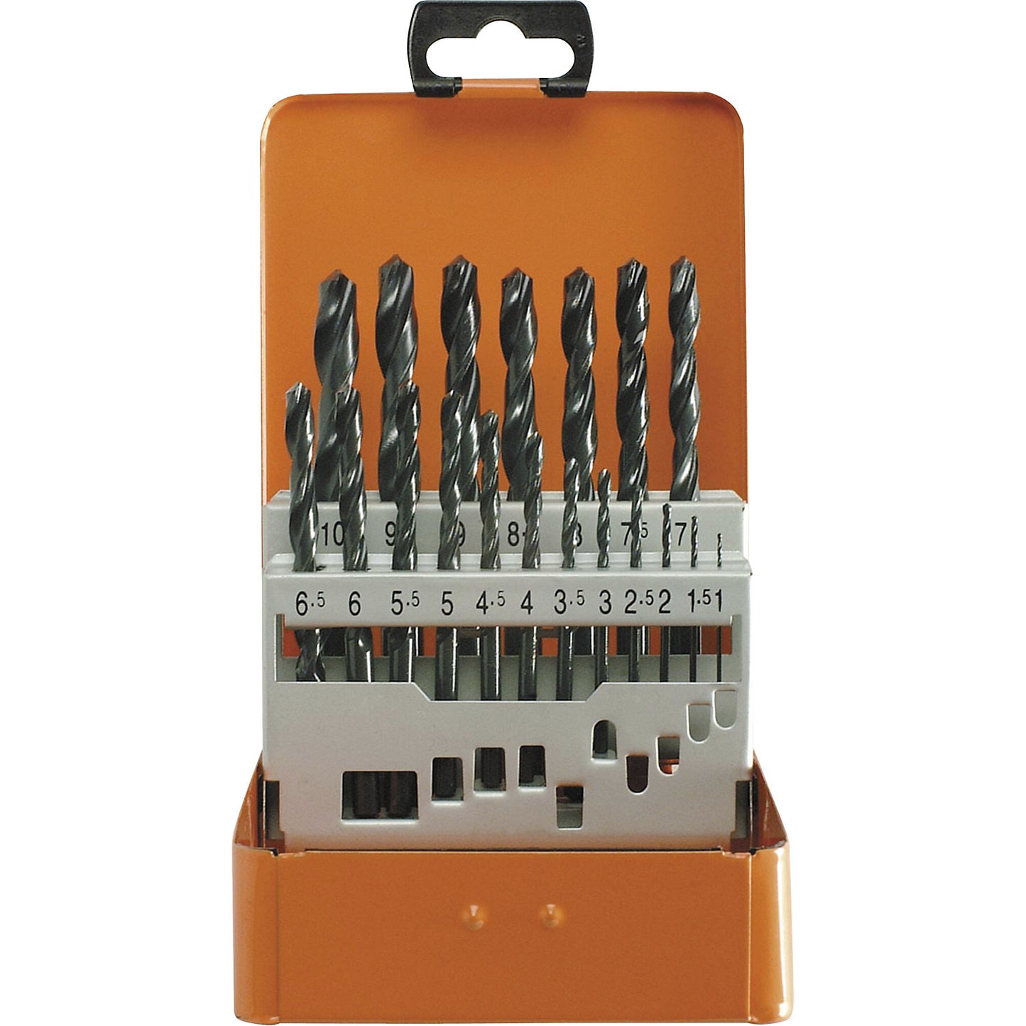 ECO HSS-R twist drill set, in a metal cassette, 19 parts.