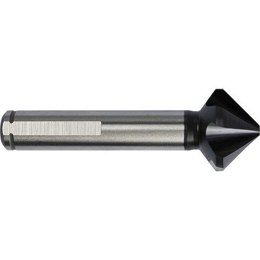 HSS-co 5% TiAlN countersink, with 5 cutting edges, 20.5 mm.
