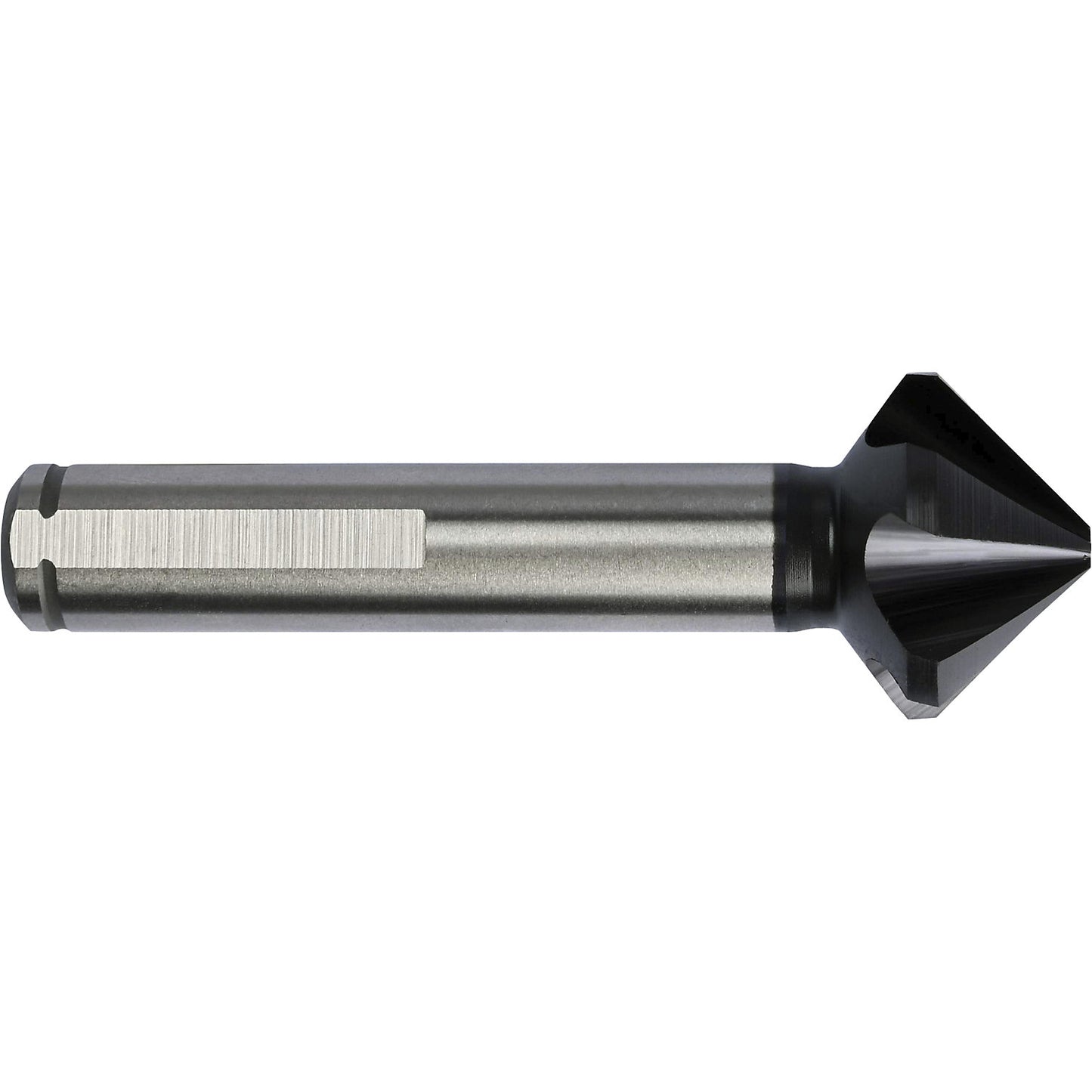 HSS-co 5% TiAlN countersink, with 5 cutting edges, 16.5 mm.