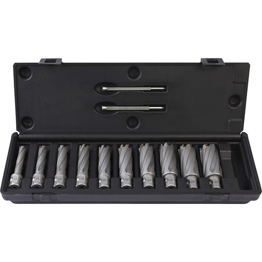 WELDON TCT core drill set, with carbide toothing, 12 pieces.