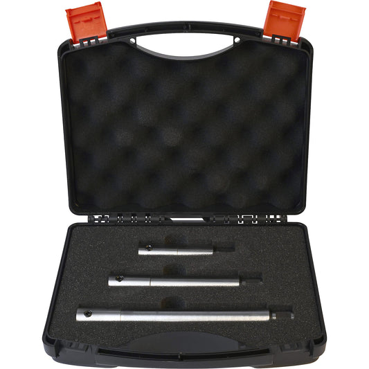 WELDON extension set, lengths 100 / 150 / 200 mm, 3 parts.