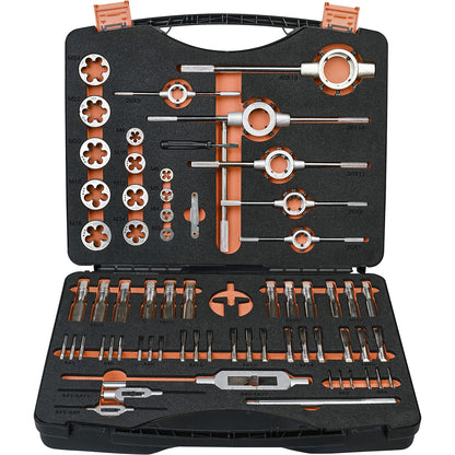 HSS-g thread cutting tool set, m3 - M24, 63 parts.