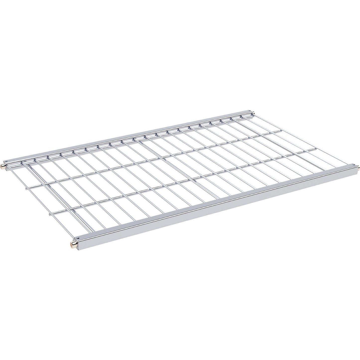 Wire mesh intermediate shelf, l x W 640 x 406 mm, for screwing on, without upstand.