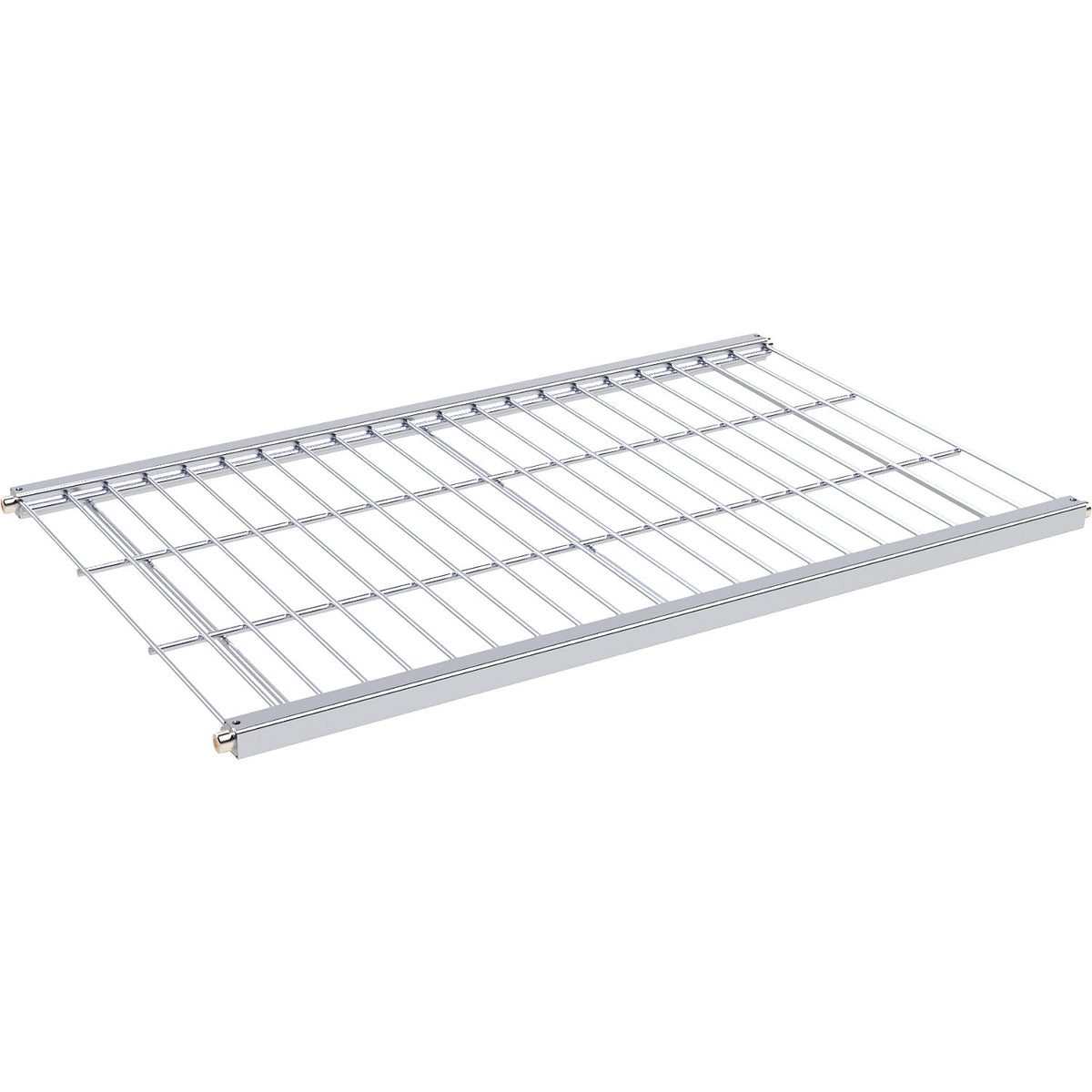 Wire mesh intermediate shelf, l x W 640 x 406 mm, for screwing on, without upstand.
