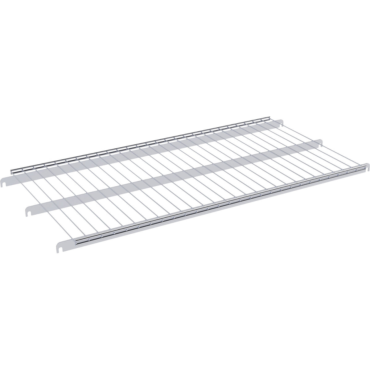 Wire mesh intermediate shelf, l x W 880 x 450 mm, for hooking in, without upstand.