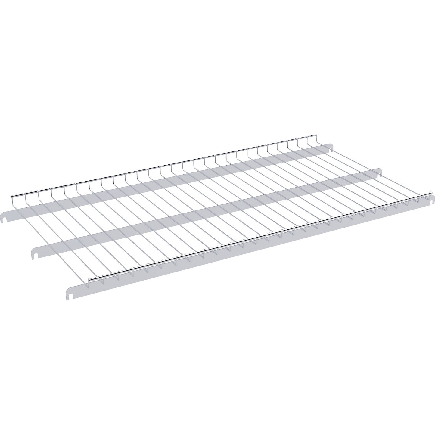 Wire mesh intermediate shelf, l x W 880 x 450 mm, for hooking in, with 20 mm upstand.