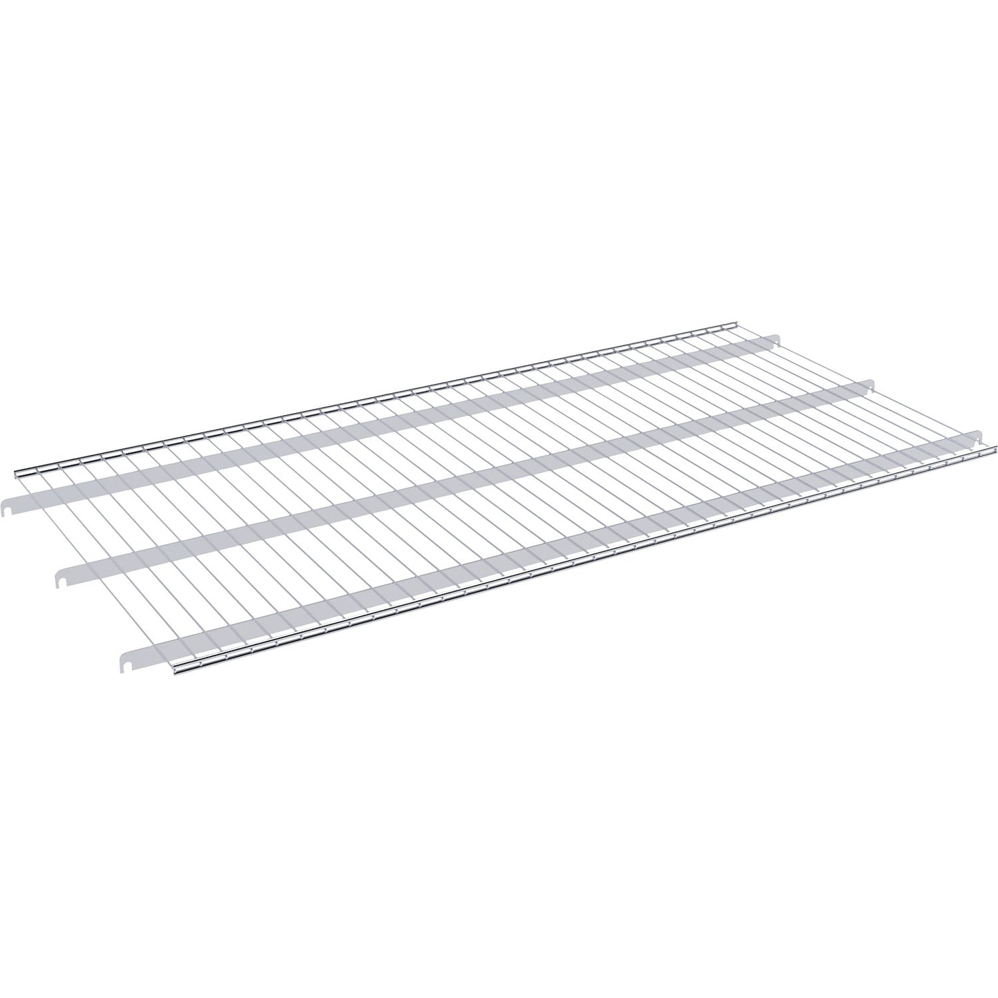 Wire mesh intermediate shelf, l x W 1283 x 600 mm, for hooking in, without upstand.