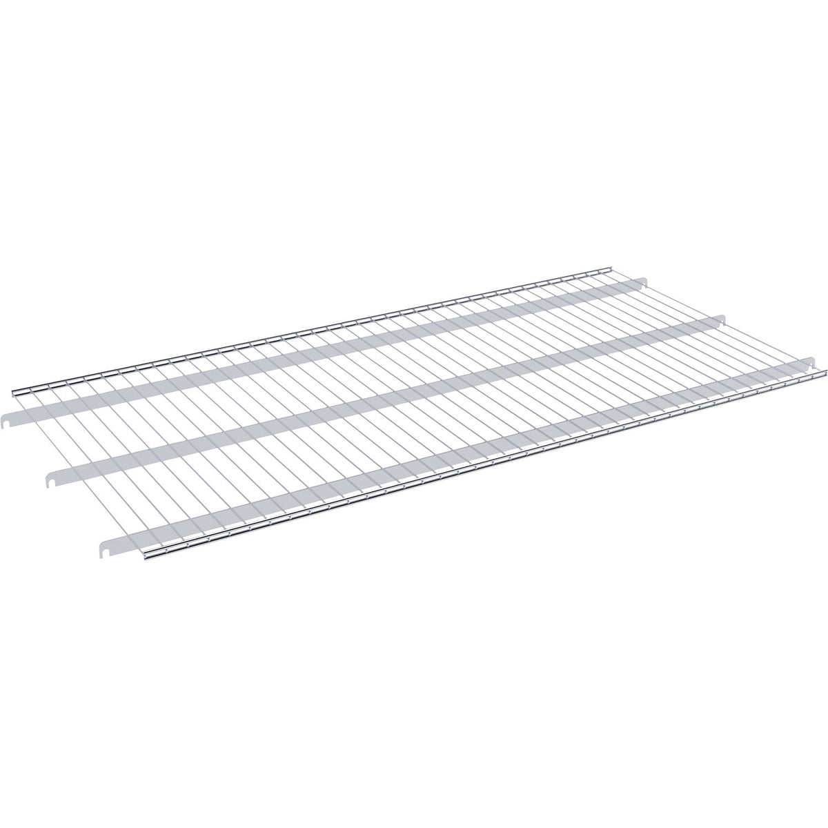 Wire mesh intermediate shelf, l x W 1283 x 600 mm, for hooking in, without upstand.