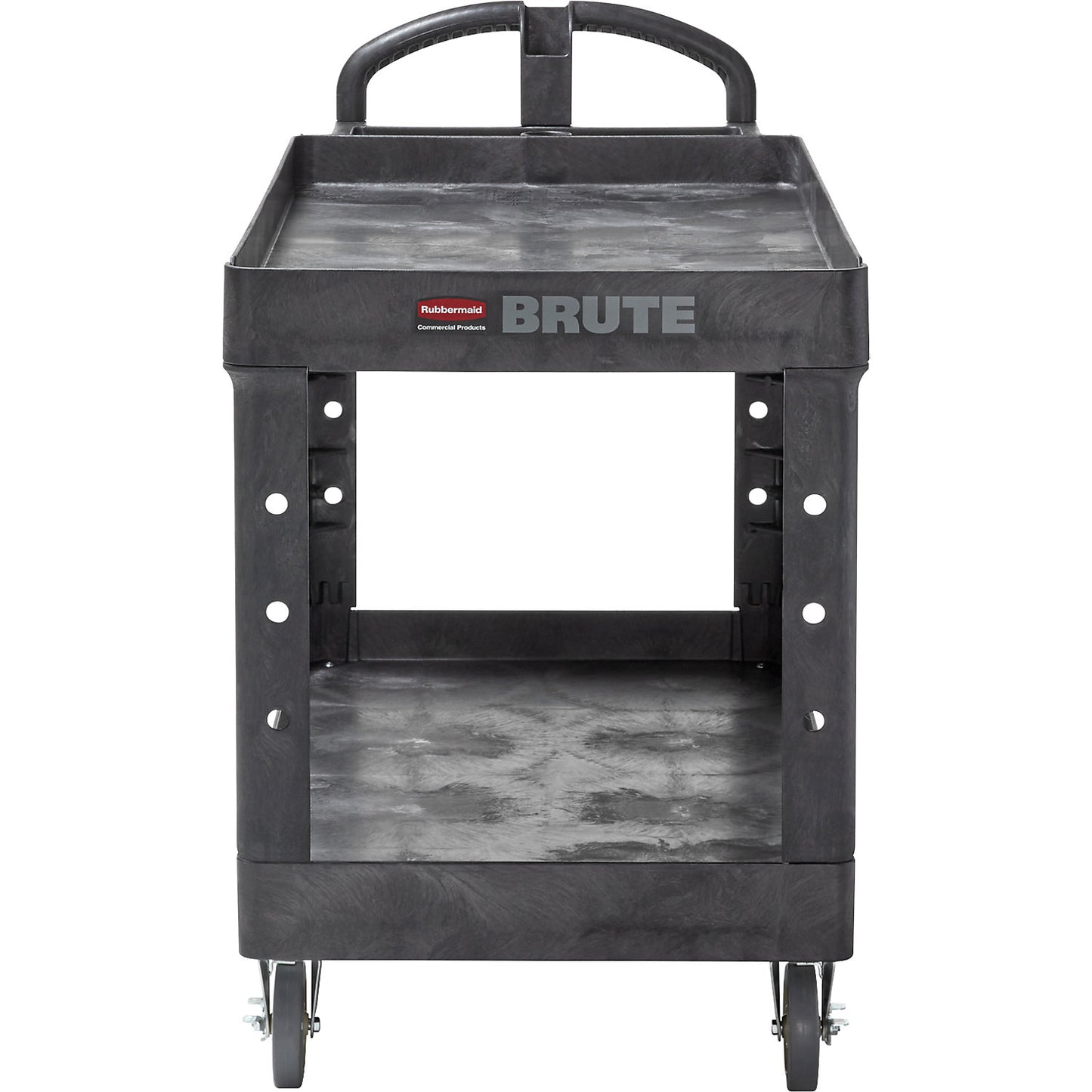 General purpose table trolley made of plastic, shelves with raised edges, LxWxH 1397 x 660 x 845 mm.