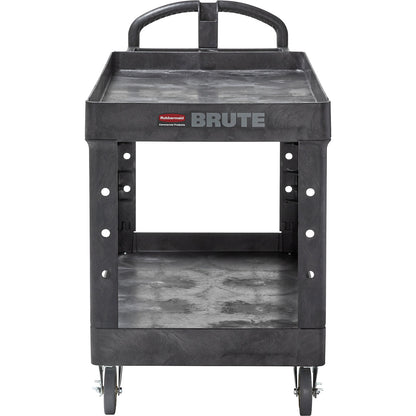 General purpose table trolley made of plastic, shelves with raised edges, LxWxH 1397 x 660 x 845 mm.