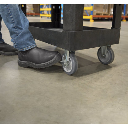 Heavy-duty universal truck BRUTE, with ergonomic handle, 3 levels, max. load 272 kg.