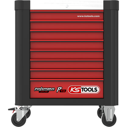 PERFORMANCEplus workshop trolley P10, with 241 tools, 8 drawers.