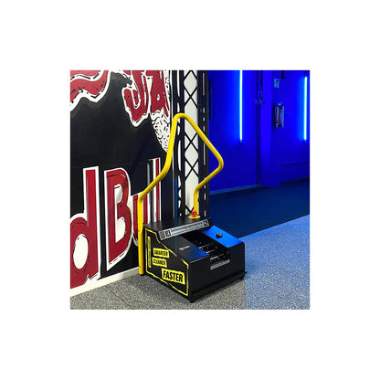 SOLAMAT 90 dry sole cleaning machine, length 560 mm, special model, black/yellow.