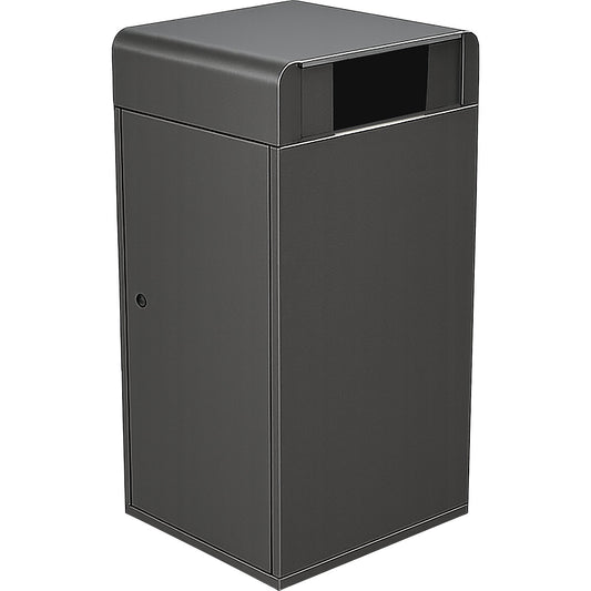 Waste bin enclosure, iron glimmer, for capacity 120 l.