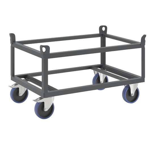 Steel dolly, for Euro pallets, max. load 1000 kg, .