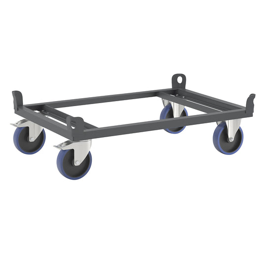 Steel dolly, for Euro pallets, max. load 1000 kg, .