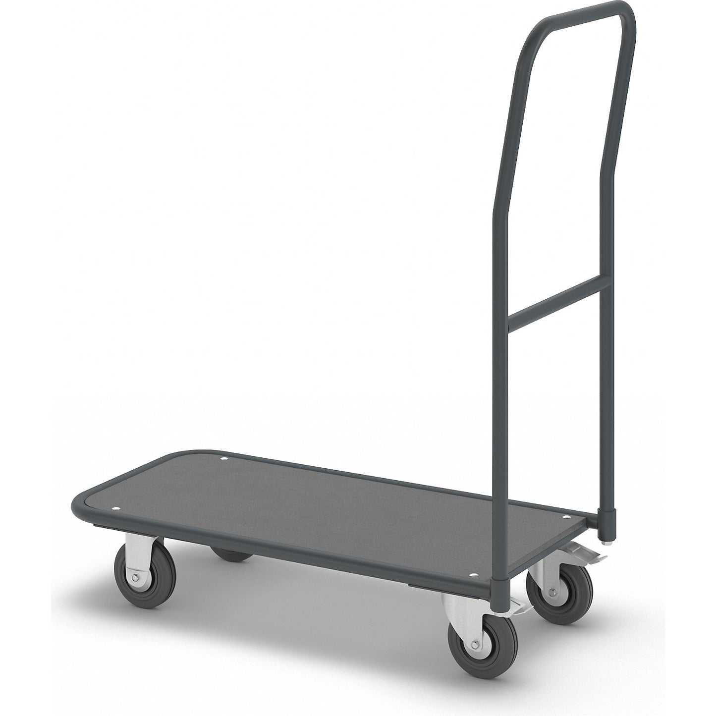 Platform truck, shelf with MDF panel, .