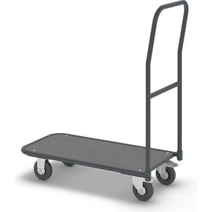 Platform truck, shelf with MDF panel, .