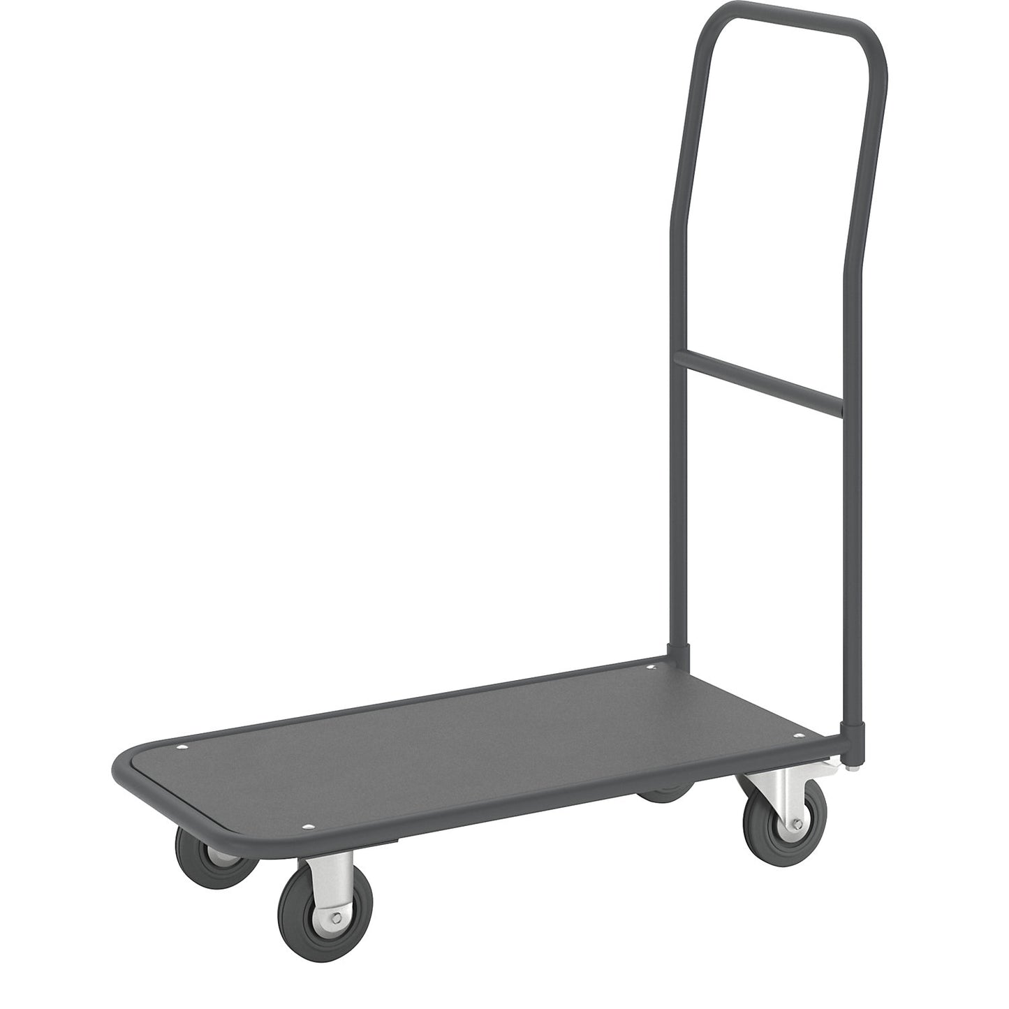 Platform truck, shelf with MDF panel, .