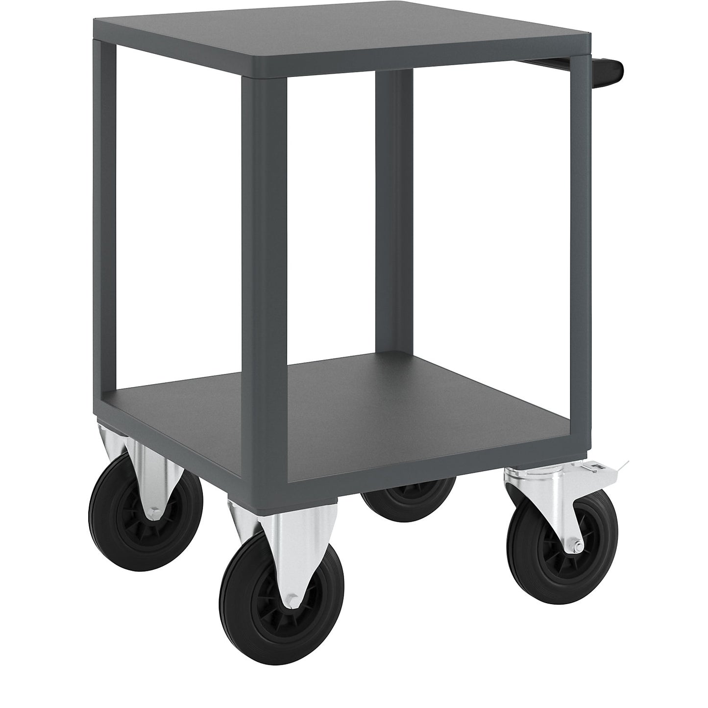 KOMPAKT assembly trolley, 2 shelves LxW 600 x 600 mm, .