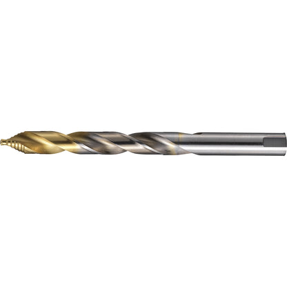 HSS type N twist drill with TiN stepped tip, DIN 338, 6 mm, pack of 10.