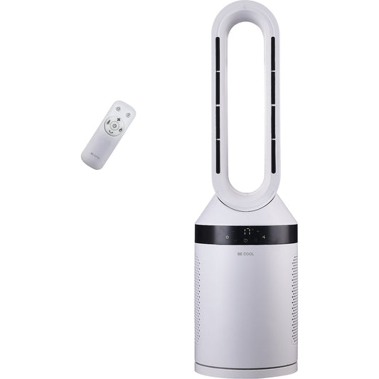 BE COOL Bladeless 2in1 tower fan heater, 2000 W, LxWxH 223 x 223 x 800 mm.