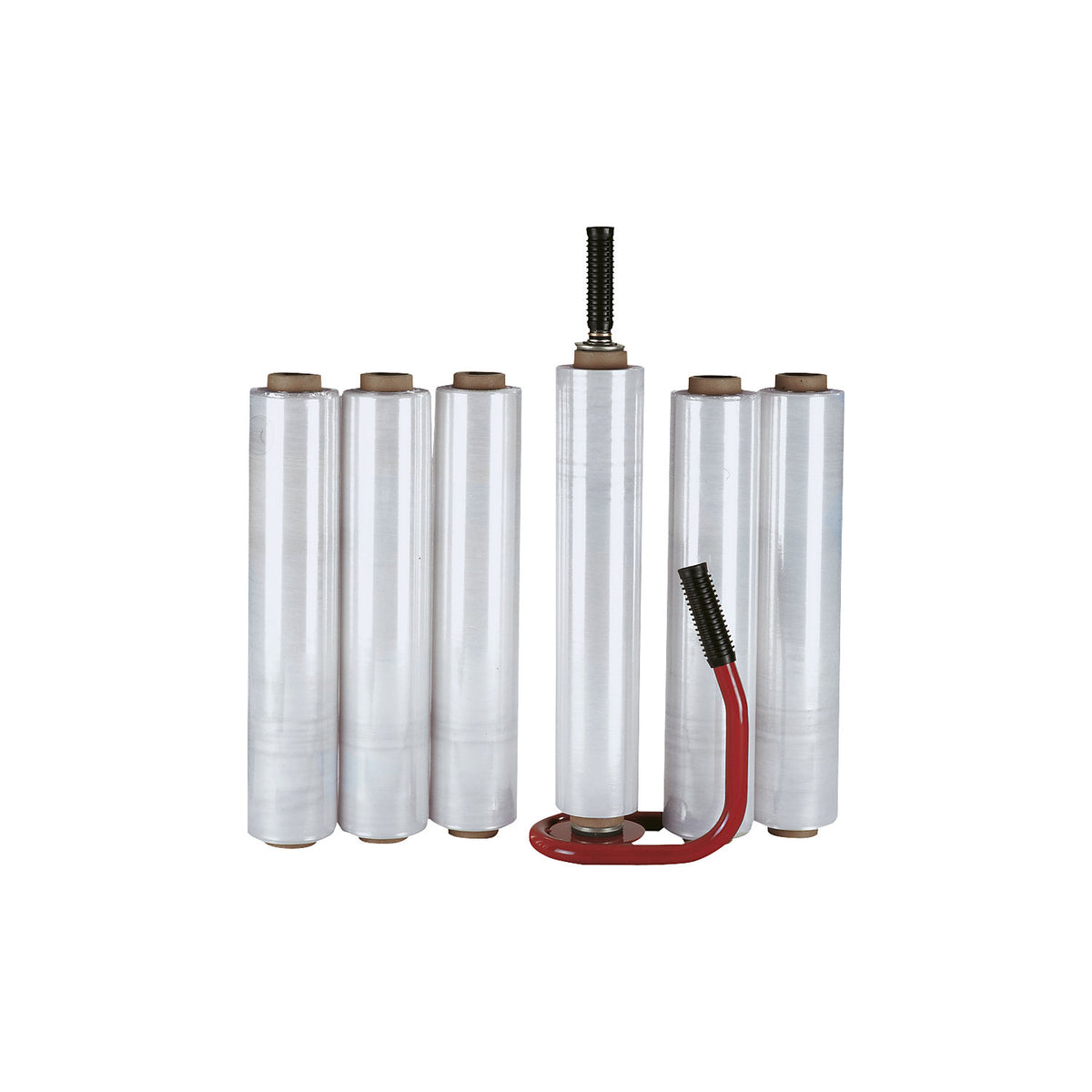 Stretch film, width 500 mm, pack of 6, material thickness 23 µm, transparent.
