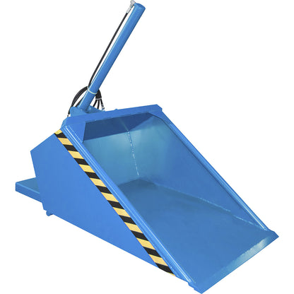 Stacker bucket DGS, hydraulic, capacity 0.5 m³, light blue RAL 5012.