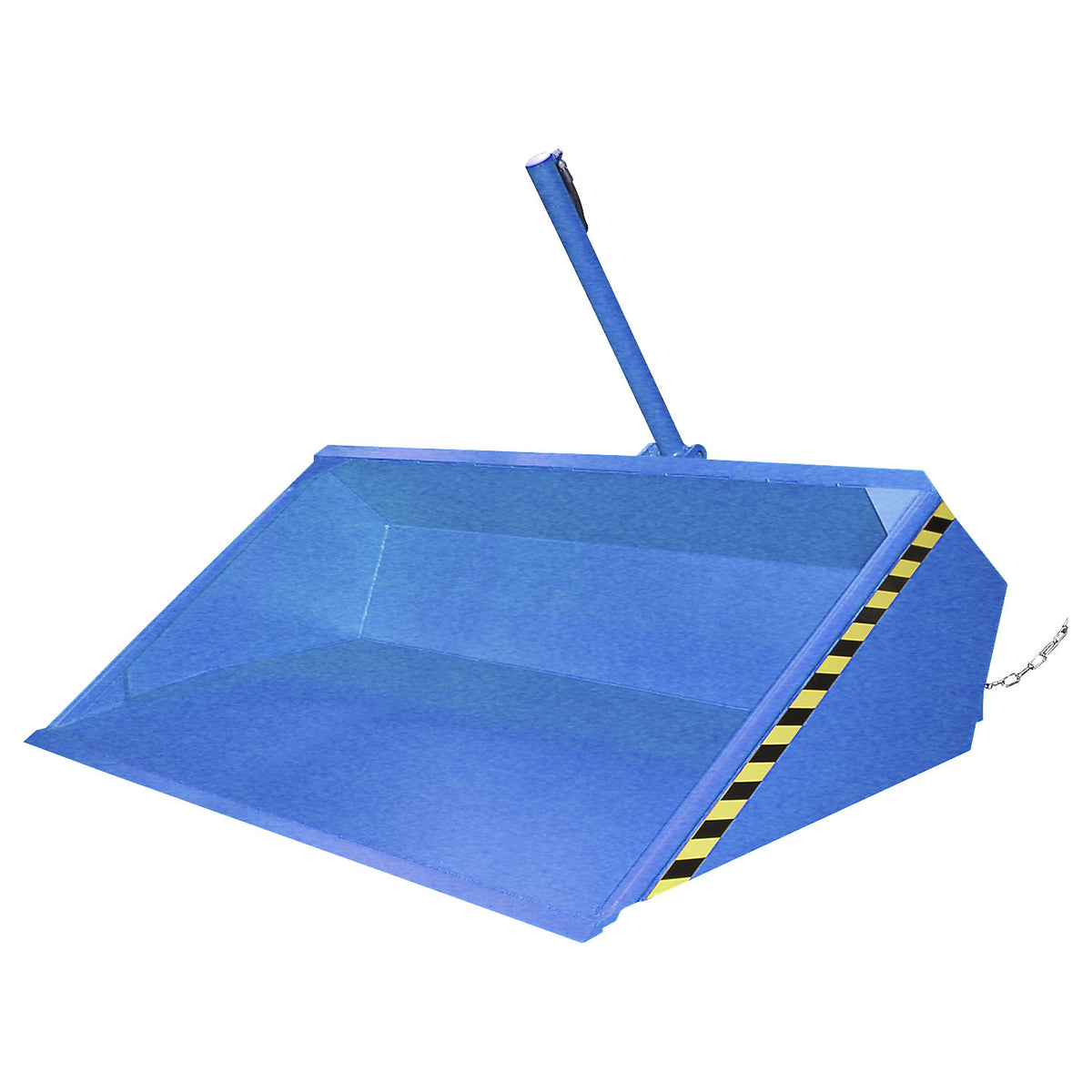 Stacker bucket DGS, hydraulic, capacity 1.2 m³, light blue RAL 5012.