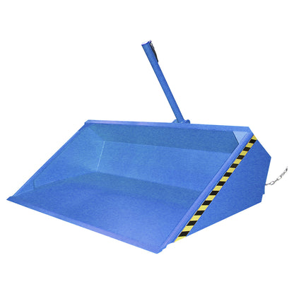 Stacker bucket DGS, hydraulic, capacity 1.2 m³, light blue RAL 5012.