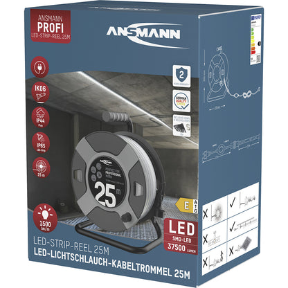 Light tube on a cable reel, luminous flux 37500 lumens, power supply.