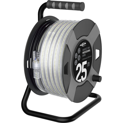 Light tube on a cable reel, luminous flux 37500 lumens, power supply.