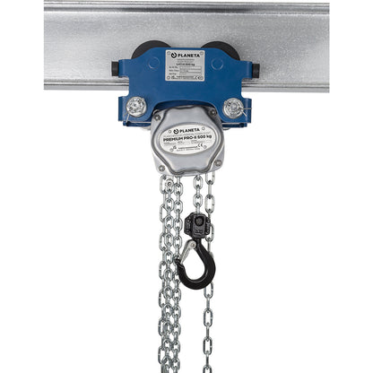 Short combination trolley LHT-H, steel, max. load 2000 kg, gripping range 88 - 203 mm.