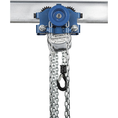 Short combination trolley LHT-G, steel, max. load 3000 kg, gripping range 100 - 203 mm.