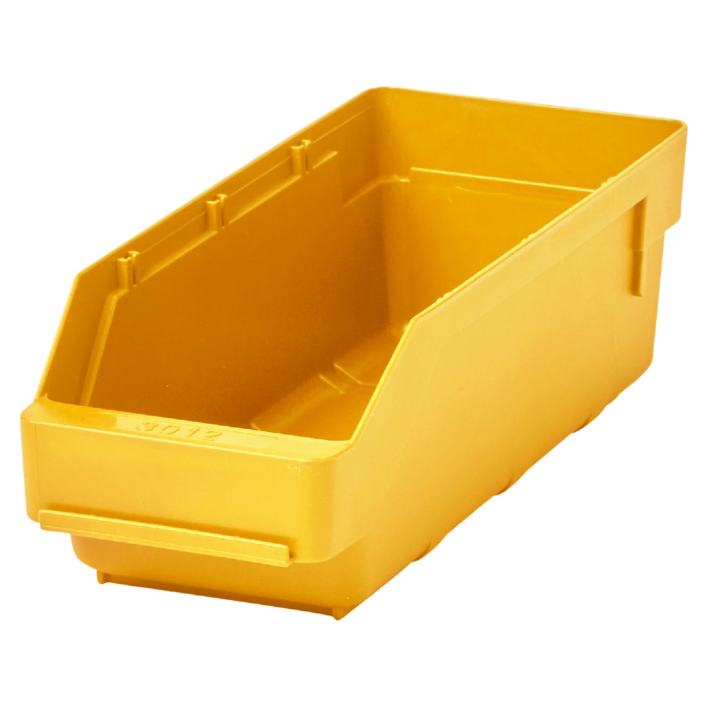 Shelf bin made of highly impact resistant polypropylene, yellow, LxWxH 300 x 118 x 95 mm, pack of 30.