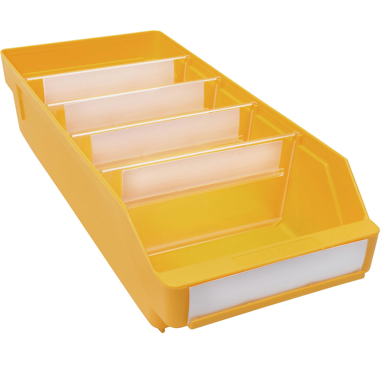 Shelf bin made of highly impact resistant polypropylene, yellow, LxWxH 400 x 180 x 95 mm, pack of 20.