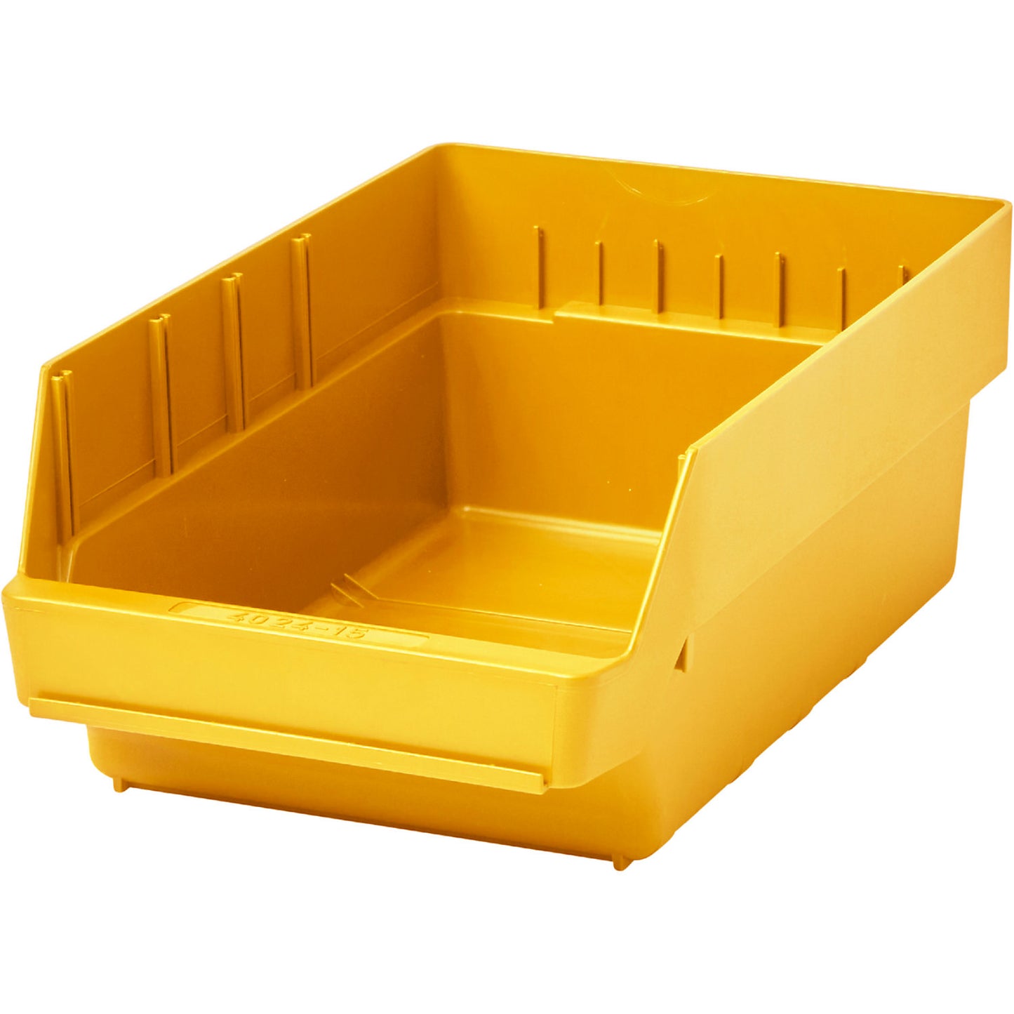 Shelf bin made of highly impact resistant polypropylene, yellow, LxWxH 400 x 240 x 150 mm, pack of 10.