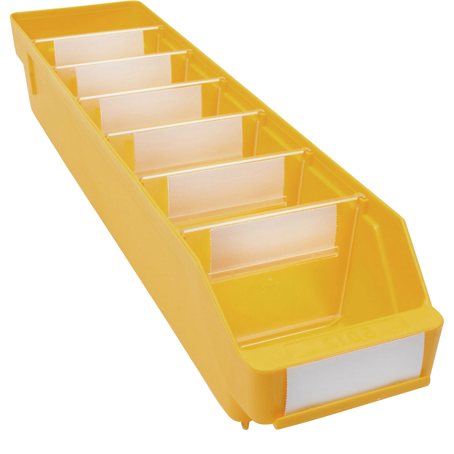 Shelf bin made of highly impact resistant polypropylene, yellow, LxWxH 500 x 118 x 95 mm, pack of 30.